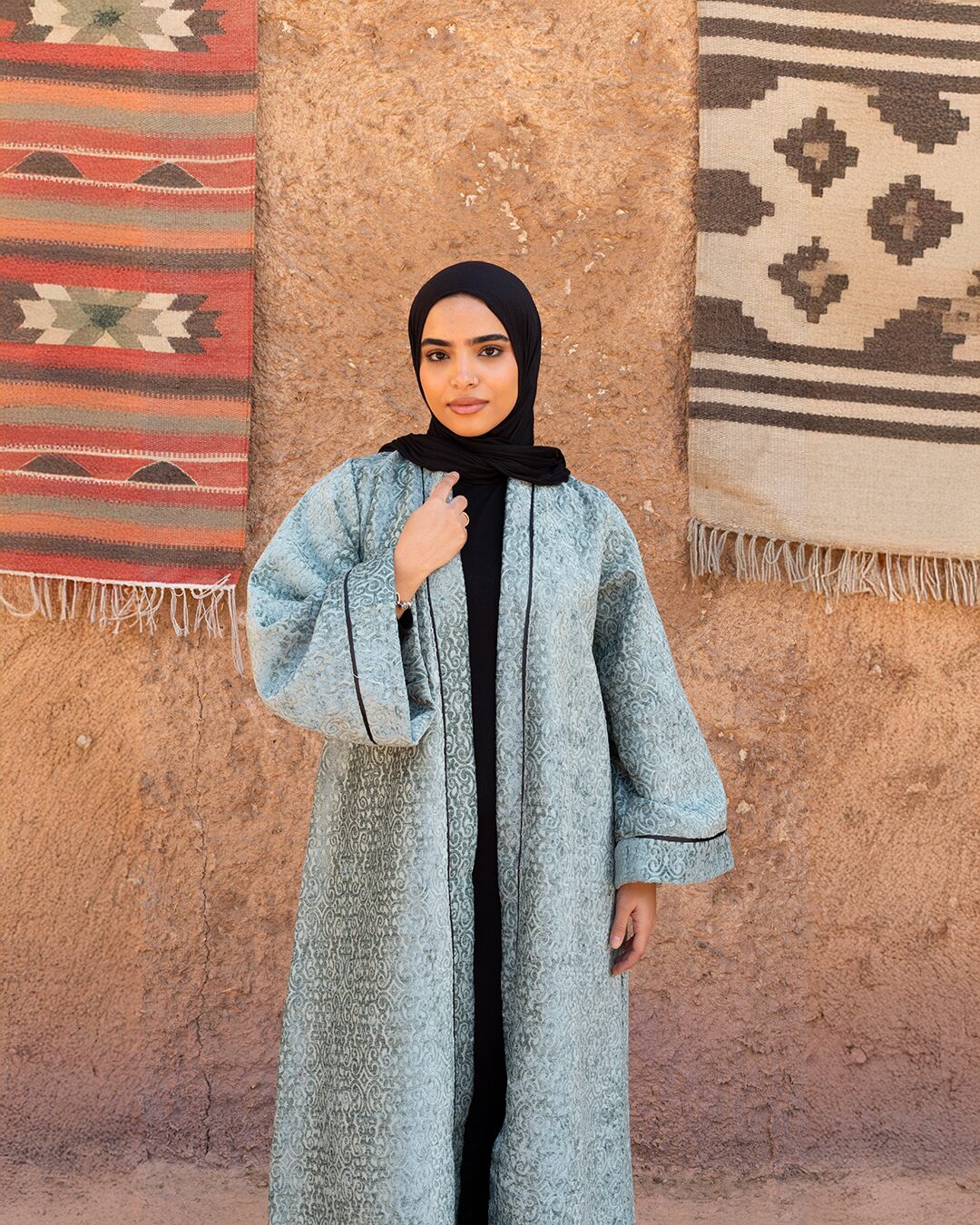 Royal Kaftan Coat – Green - AQIDORA